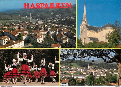 64 - Hasparren - Multivues - Folklore - Danse Basque - CPM - Voir Scans Recto-Verso