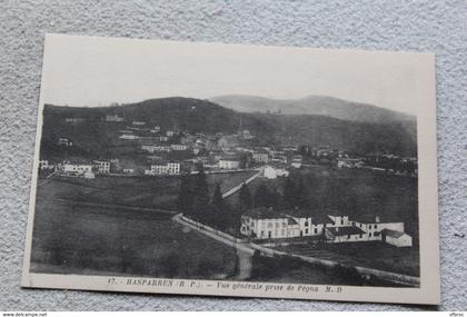 H590, Hasparren, vue générale prise de Pégna, Pyrénées atlantiques 64