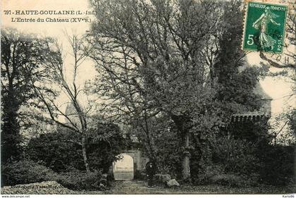 haute goulaine * entrée du château