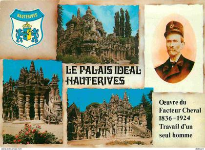 26 - Hauterives -  Le Palais Idéal - Oeuvre du facteur Ferdinand Cheval - Multivues - CPM - Voir Scans Recto-Verso