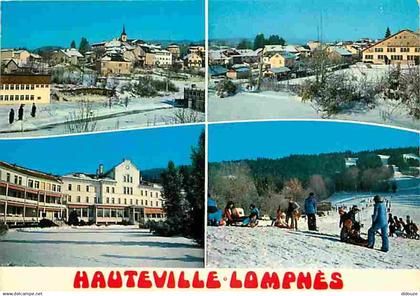 01 - Hauteville Lompnès - Multivues - Hiver - Neige - CPM - Voir Scans Recto-Verso