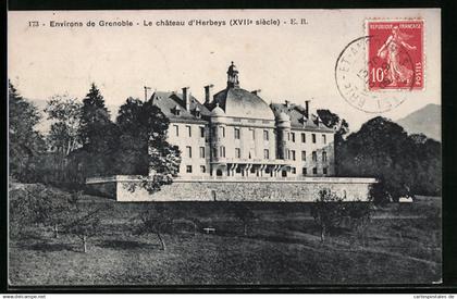 CPA Grenoble, Le château d`Herbeys