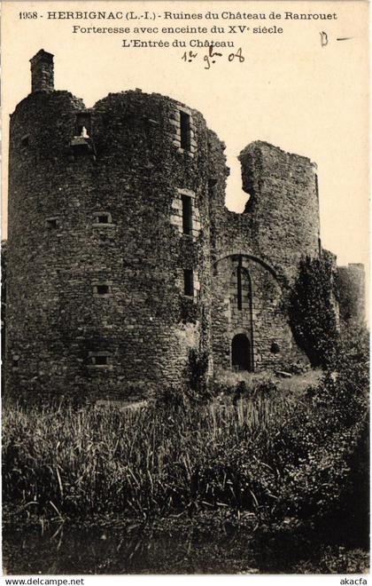 CPA Herbignac Ruines du Chateau de Ranrouet (1440371)