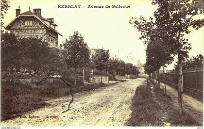 Carte POSTALE Ancienne de  HERBLAY - Avenue de Bellevue