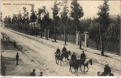 CPA HESDIN - Avenue de BOULOGNE (129558)