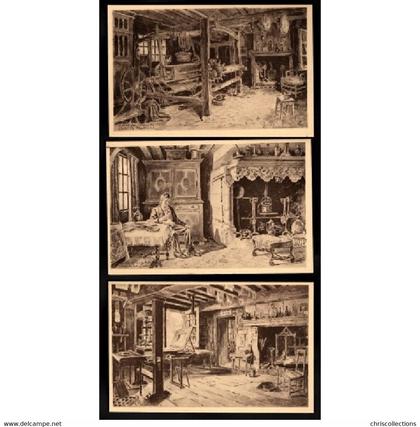 14 - HONFLEUR (Calvados) - Lot de 10 Cartes Postales différentes du Musée du Vieux Honfleur