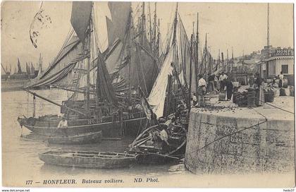 Honfleur - Bateaux voiliers