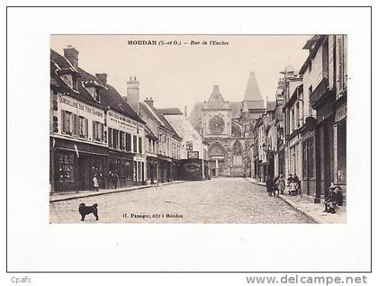 carte 1915 HOUDAN / RUE DE L'ENCLOS