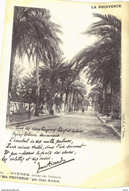 Carte postale ancienne de HYERES