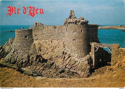 85 - Ile d'Yeu - Le vieux Château - Flamme Postale de l'Ile d'Yeu - CPM - Voir Scans Recto-Verso