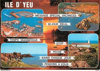 85 - Ile d'Yeu - Multivues - CPM - Voir Scans Recto-Verso