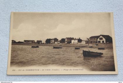 Ile de Noirmoutier, le Vieil, plage du grand Vieil, Vendée