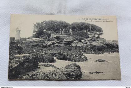 ile de Noirmoutier, rochers de la pointe des Souzeaux, Vendée 85