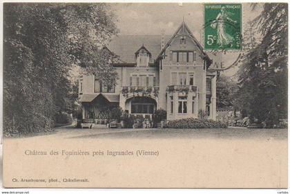 86 INGRANDES  Château des Fouinières près Ingrandes