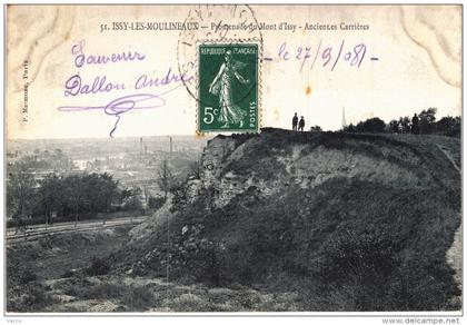 Carte Postale Ancienne de ISSY les MOULINEAUX