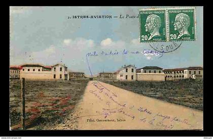 13 - Istres - Aviation - Le Poste de - CPA - Voir Scans Recto-Verso