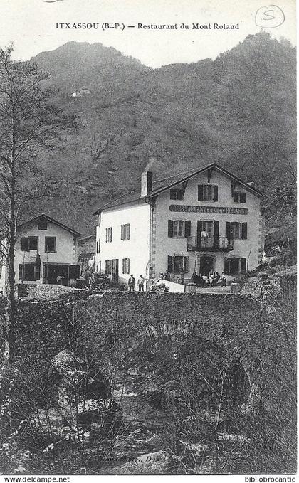 D64 PAYS BASQUE - ITXASSOU - VUE ANIMEE DU RESTAURANT DU MONT ROLLAND