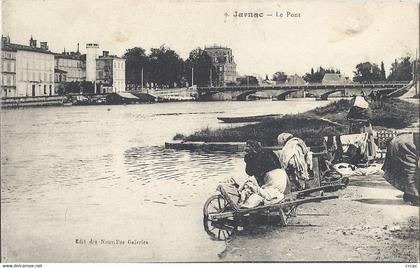 CPA Jarnac Le Pont Lavandières