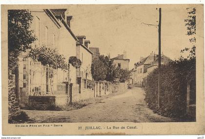 JUILLAC - Rue du Canal