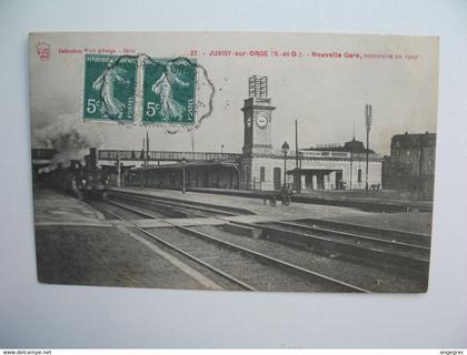 CPA   Gare - Juvisy-sur-Orge  Nouvelle Gare, construite en 1907