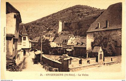 Carte POSTALE  Ancienne  de  KAYSERSBERG - La Weiss