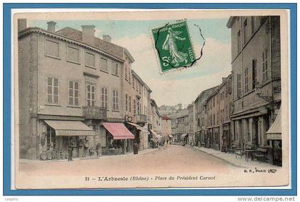 69 - L'ABRESLE --  Place du président Carnot