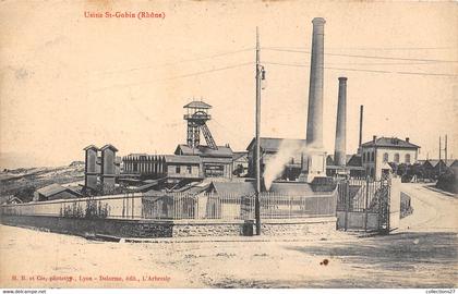 69-L'ABRESLE- USINE SAINT-GOBIN