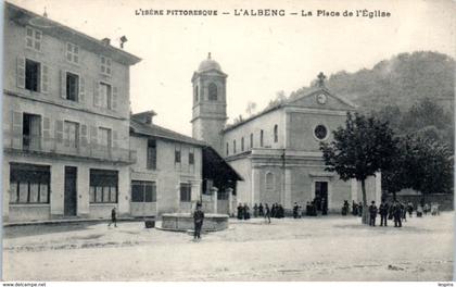 38 - L'ALBENC -- La place de l'Eglise