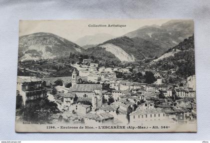 Cpa 1906, l'Escarène, Alpes Maritimes 06