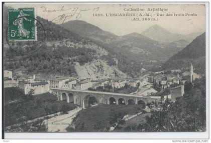 L'ESCARENE - Vue des trois ponts