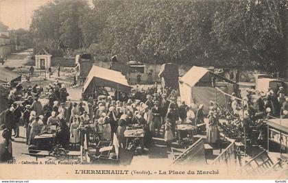 l'hermenault * la place du marché * foire marchands