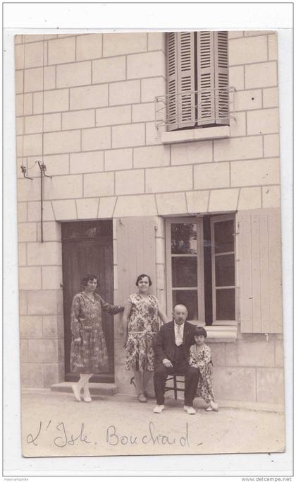 l'île bouchard , carte photo