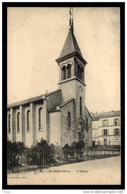 93 L'Île-Saint-Denis eglise D93D K93066K C93039C RH089351