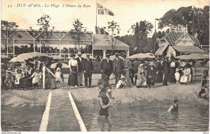 Carte Postale ANCIENNE de   L'ISLE - ADAM / L'Heure du bain