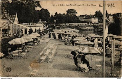 CPA L'ISLE-ADAM (S.-et-O.) - La Plage (290458)