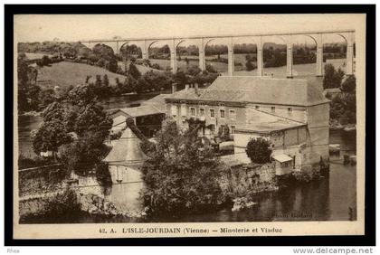 86 L'Isle-Jourdain pont viaduc minoterie D86D C86112C RH074216