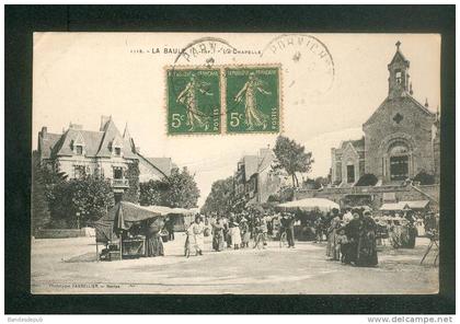 La Baule (44) - La Chapelle ( animée marché VASSELLIER 1118 en l'état )