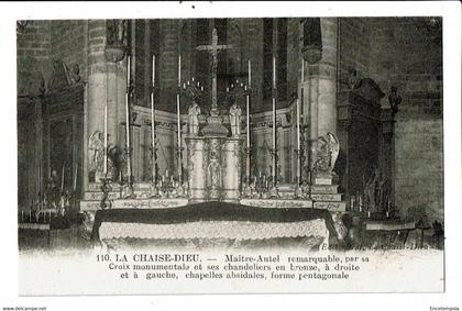 CPA carte postale  France: La Chaise Dieu- Maître autel  VM22674