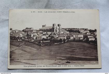 N519, la Chaise Dieu, vue générale prise au Nord Ouest, Haute Loire 43