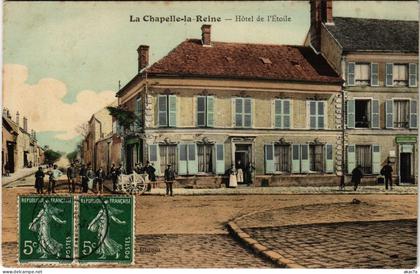 CPA LA CHAPELLE-la-REINE Hotel de l'Etoile (861400)