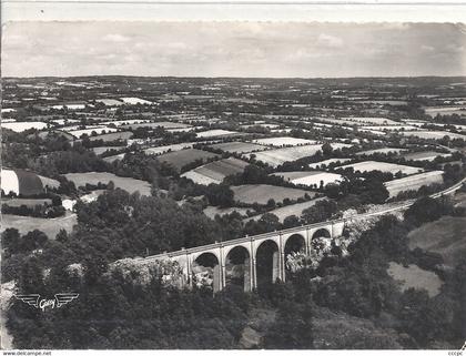 CPSM La Chataigneraie Viaduc de Coquilleau vue générale aérienne