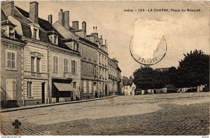 CPA Indre - LA CHATRE Place du Bosquet (167775)