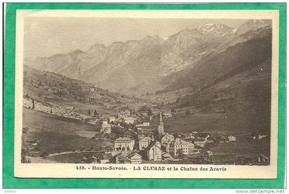 LA CLUSAZ ET LA CHAINE DES ARAVIS  N° 458