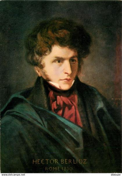 38 - La Cote Saint André - intérieur de la Maison natale d'Hector Berlioz - Portrait d'Hector Berlioz - CPM - Carte Neuv