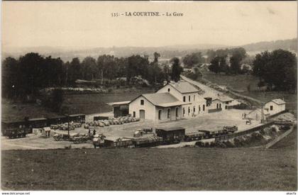 CPA La Courtine La Gare FRANCE (1050476)