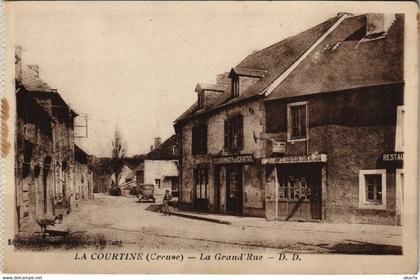 CPA La Courtine La Grand'Rue FRANCE (1050520)