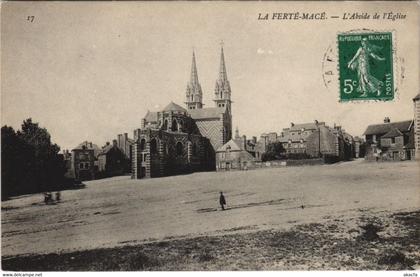 CPA La Ferte-Mace L'Abside de l'Eglise FRANCE (1054089)