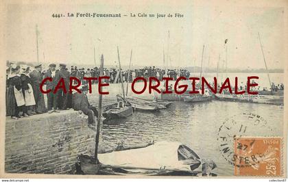 29 ☺♦♦ LA FORET FOUESNANT < LA CALE un JOUR de FETE - JETEE du PORT