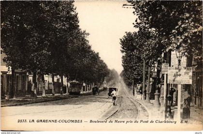 CPA La GARENNE-COLOMBES - Boulevard du Havre pris du Pont de (987010)