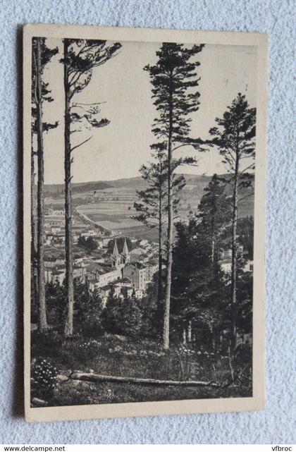 Cpa 1938, la Louvesc, vue générale, Ardèche 07